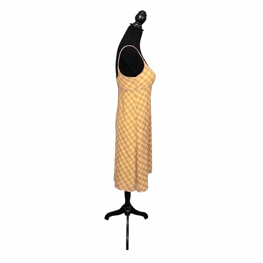 Kimchi Blue Urban Outfitters Plaid Rosebud Slip Dress Women’s M Light Academia - Picture 2 of 9